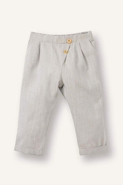 DeFacto Pantaloni cu buzunare cu talie elastică pentru bebeluși băieți B9259A...