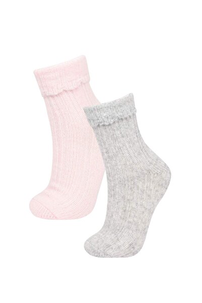 DeFacto 2er-Pack Winter-Socken für Damen D1039AXNS