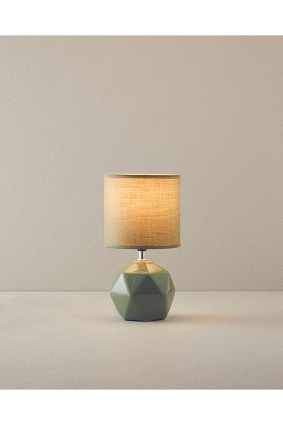 English Home Cubic Ceramic Lampshade Green