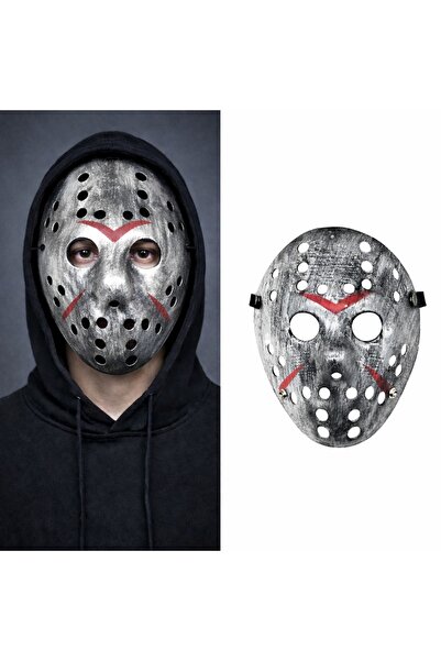 samur parti parti aksesuar & kostüm Jason Maskesi Hannibal Maskesi Metal Gümü...