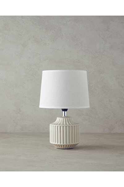 English Home Aris Seramik Abajur Bej