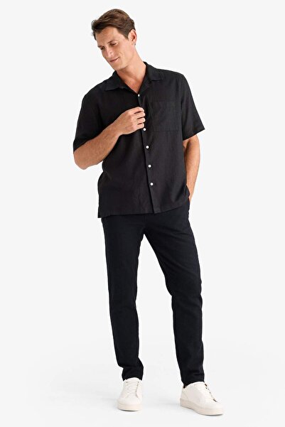 DeFacto Pantaloni de jogger cu croială obișnuită, buzunare țesute D6260ax25sp