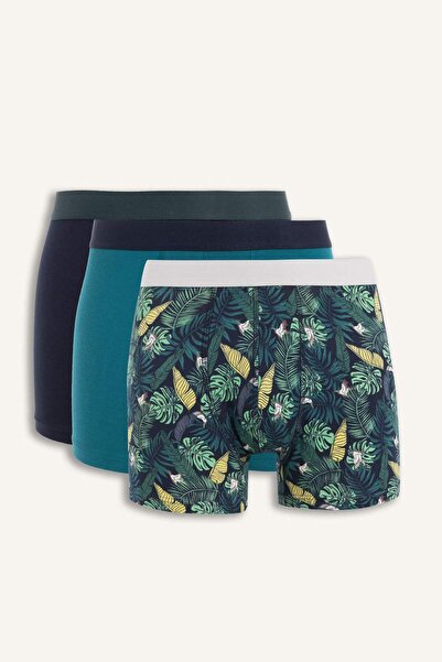 DeFacto Regular Fıt Baskılı 3lü Boxer C9568AX24AU