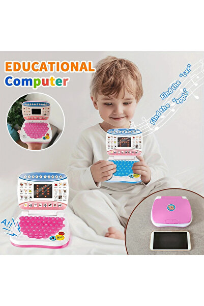 Choice4 لعبة كمبيوتر محمول صغير أحمر لتعليم اللغة الإنجليزية للأطفال. كمبيوتر...