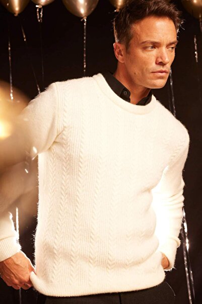 DeFacto Pulover de tricotaj cu gât de ciclism cu potrivire standard E1007AX24WN