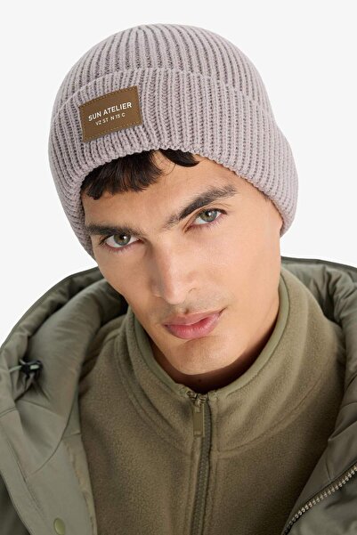 DeFacto Muška beretka sa štampanom etiketom C7149AX24WN