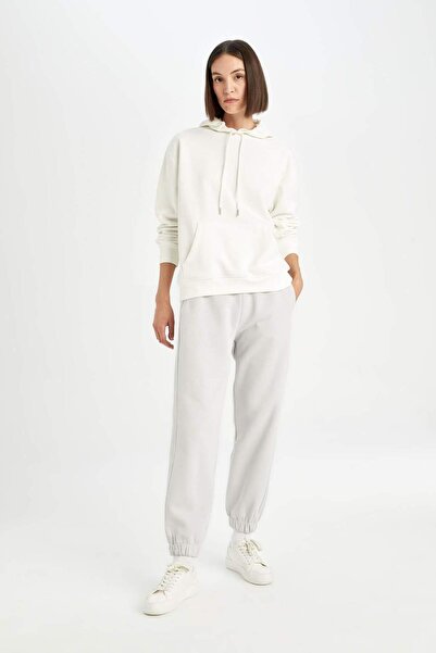 DeFacto Jogger Fıt Kalın Sweatshirt Kumaşı Pantolon (26 WN)