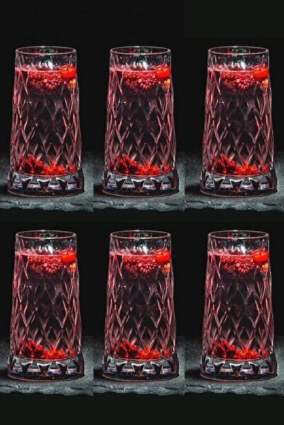 Paşabahçe Leafy 6'lı Bardak Long Drınk Kokteyl Meşrubat Bardağı 450cc