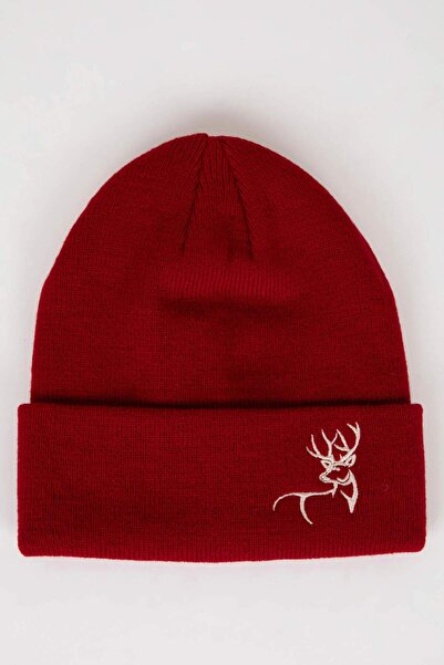 DeFacto Мъжка плетена шапка с коледна тематика A6628AX24WN