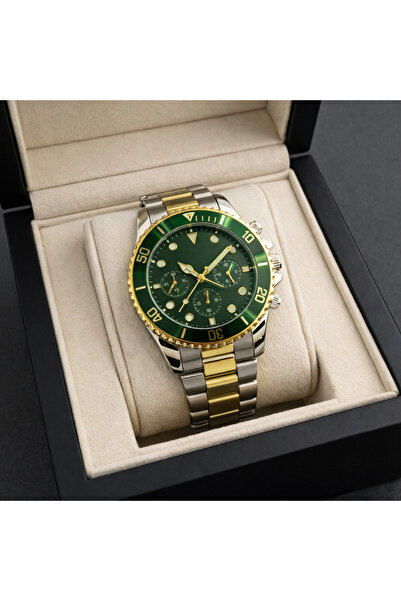 İSTLİV Men's Model Steel Case Wristwatch