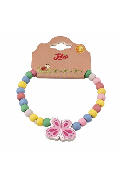 Flippy Martisor Bratara Curcubeu pentru Copii, Elastica, din Lemn, Model 8,Fl...