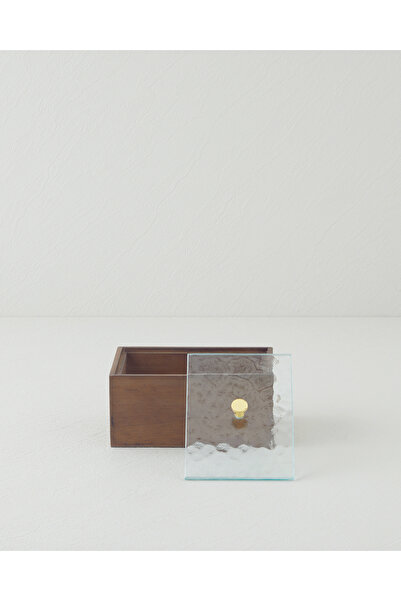 English Home Kavita Dekoratif Kutu 17,5x12,5x10 cm Koyu Kahverengi