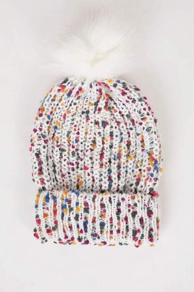 DeFacto Pompon-Baskenmütze für Mädchen C7647A824WN