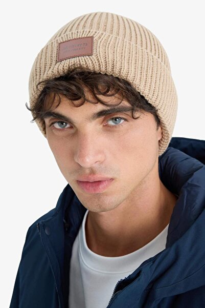 DeFacto Men's Label Printed Beret C7149Ax24Wn