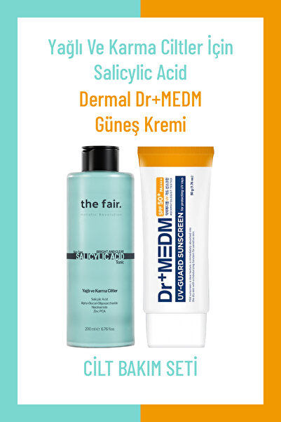 the fair. the fair. Yağlı Akneye Yatkın Salisilik Asit Tonik 200 ml ve Dermal...