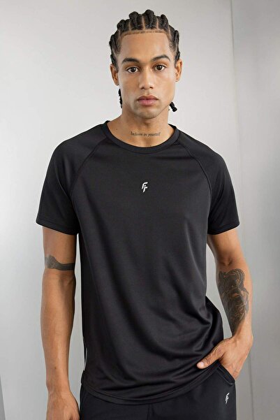 DeFacto Slim Fit Μπλουζάκι με στενή εφαρμογή και στάμπα με λαιμόκοψη ποδηλάτο...