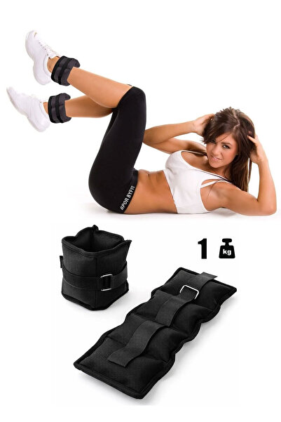 Spor Byfit 1 Kg X 2 Adet Siyah El Veya Ayak Bileği Ağırlığı