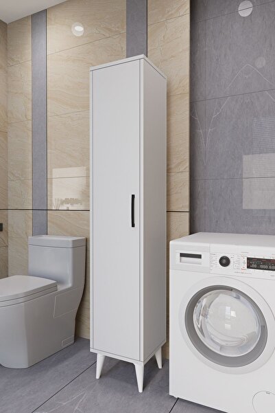 Mirobi Tandem Çok Amaçlı Dolap Banyo Dolabı Beyaz