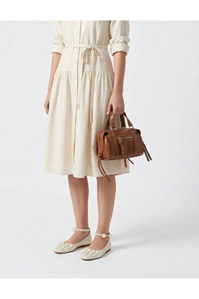 Çanta Trend Geantă mini de bowling pentru femei, maro