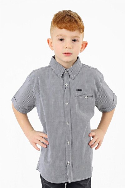 Banadamoda Dečija mini majica kratkih rukava Karirano Karirano