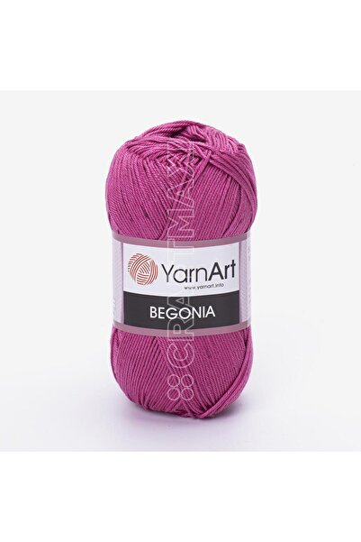 Yarnart BEGONIA - Fir de tricotat manual mercerizat FUCHIA-0075