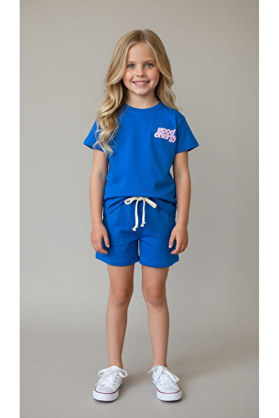 Booni Jooni Pink Written Good Energy Shorts Set