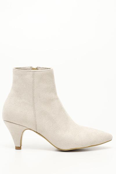 GÖNDERİ(R) Damen-/Mädchen-Stiefel aus Nerz-Wildleder mit Reißverschluss und s...