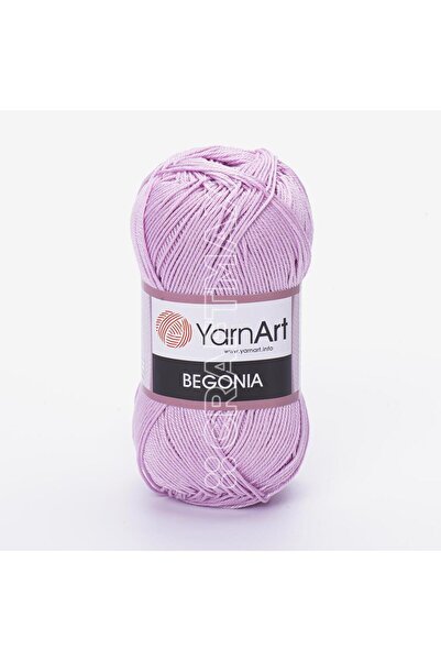 Yarnart BEGONIA - Fir de tricotat manual mercerizat, liliac deschis-5049