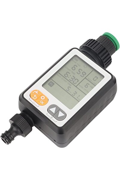 Arabest مؤقت ري مزود بشاشة LCD، جهاز تحكم في مياه الحديقة مانع للتسرب للري ال...