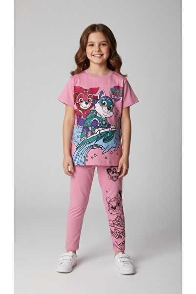 Booni Jooni بدلة رياضية باللون الوردي من باو باترول