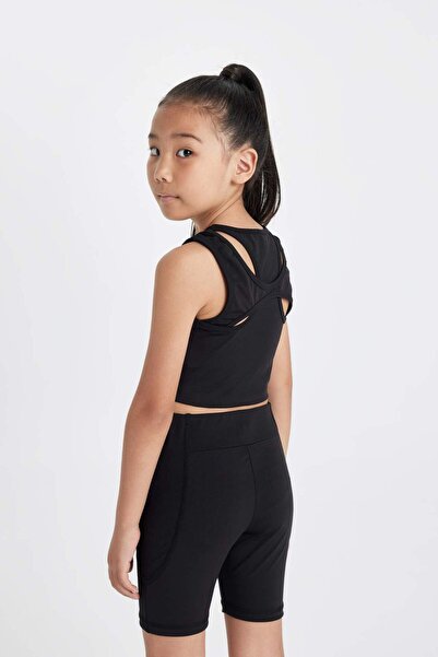 DeFacto Crew Neck Athlete Girls' Top D2949A824Sm