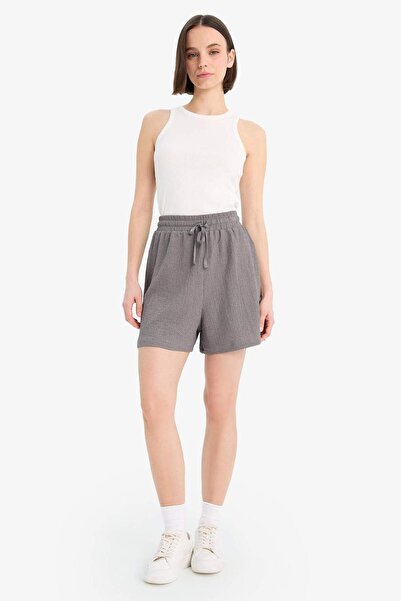 DeFacto Loose Fıt Bürümcük Şort A6223AX24SM