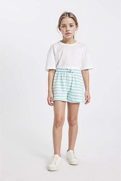 DeFacto Gestreifte Shorts für Mädchen D0902A824HS