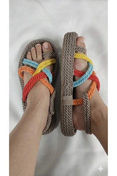 ZİO Multicolored Rope Sandals