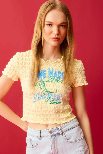 DeFacto Tricou cu mânecă scurtă imprimat cu decolteu rotund - D2616AX24SM