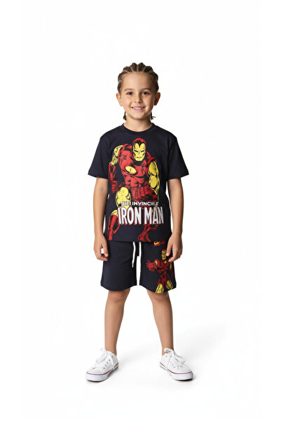 Booni Jooni The Invincible Iron Man Shorts Set