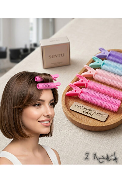 SEVRU Set de 2 ondulatori de păr - cu clips și cuțit, pentru creșterea volumului