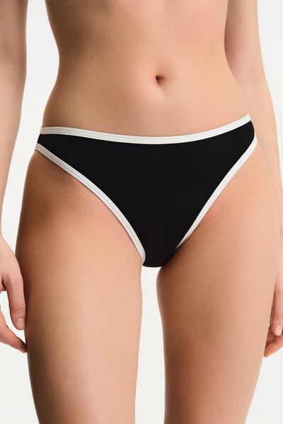 Penti Partea inferioară a bikiniului Nichole Minimal Slip neagră