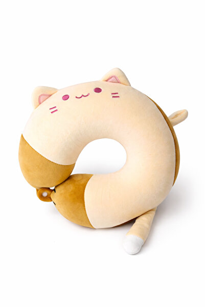 Ecrou Μαξιλάρι λαιμού από αφρό μνήμης Tailed Cat