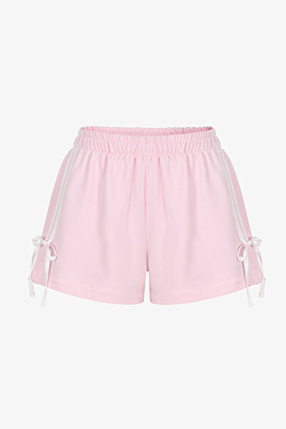 Penti Ανοιχτό ροζ σορτς με λεπτομέρεια φιόγκου