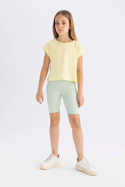 DeFacto Biker Tayt Kız Çocuk D0906A824HS