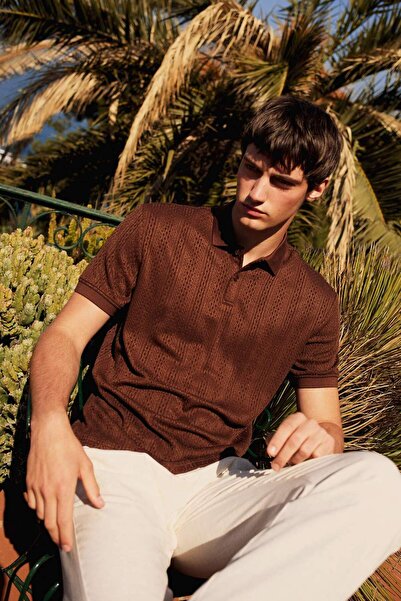 DeFacto Polo tričko s krátkým rukávem a klasickým střihem C4140AX24SM