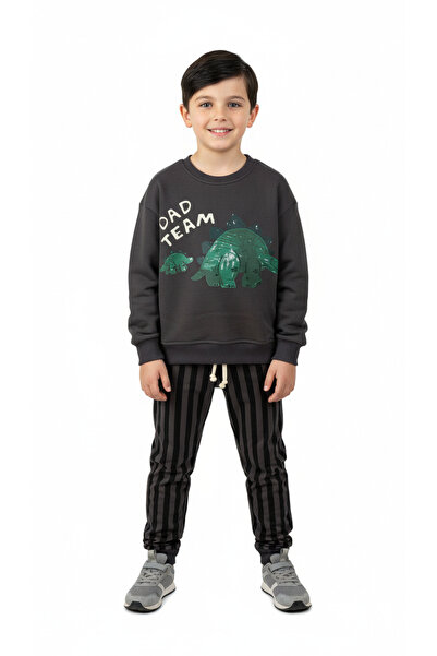 Booni Jooni Dad Team Dino Printed Tracksuit Set