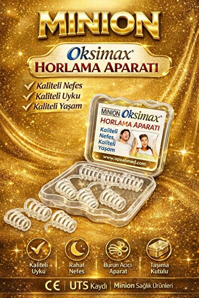 Minion silikon horlama aparatı rahat nefes alma apne burun açıcı 3 adet