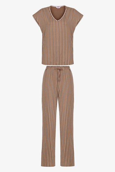 Penti Açık Kahverengi Hera Pantolon Pijama Takımı