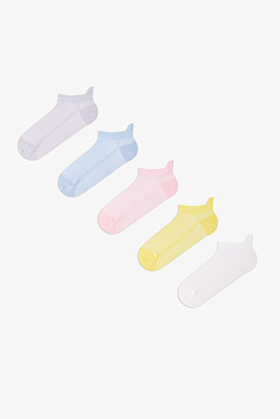 Penti 5 Pairs of Cotton Colored Squeegee Booties Socks
