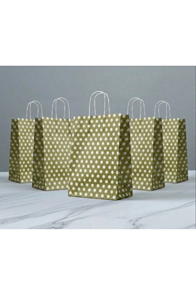aybaş kağıtçılık 1.Kalite 18x24 Cm ( 10 Adet ) Gold Renk Beyaz Benekli Kraft ...