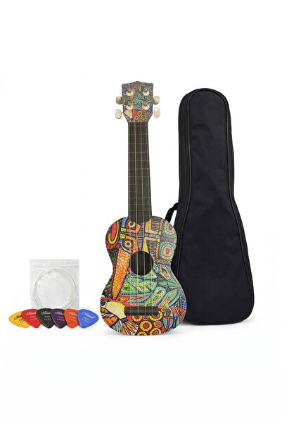 gonzales Ουκουλέλε Σοπράνο με Σχέδιο Πουλιού