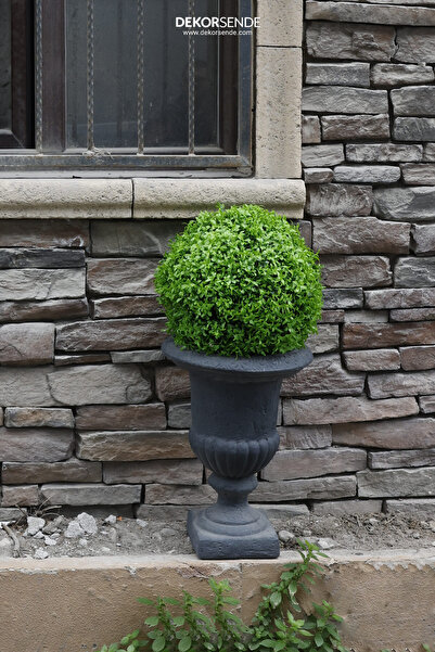 Dekorsende Yapay Orta Boy Çay Otu Çim Top 30 cm