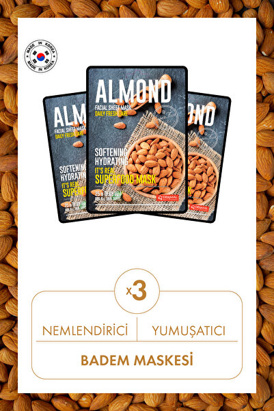 Dermal قناع اللوز المرطب والمنعم 25 جرام، مجموعة من 3 قطع